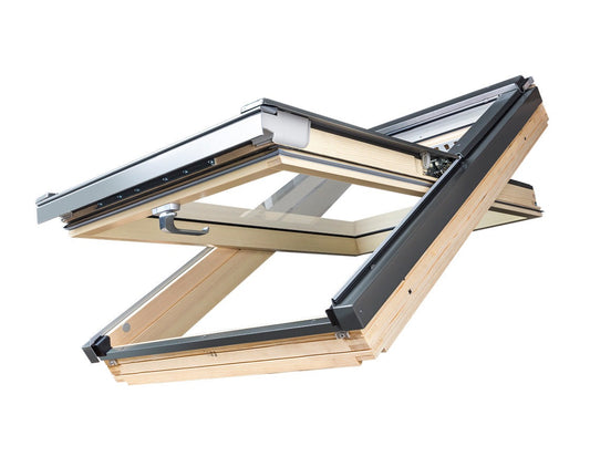 Fakro Natural Pine Centre Pivot Roof Window