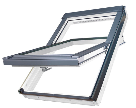 Fakro White Acrylic Centre Pivot Roof Window