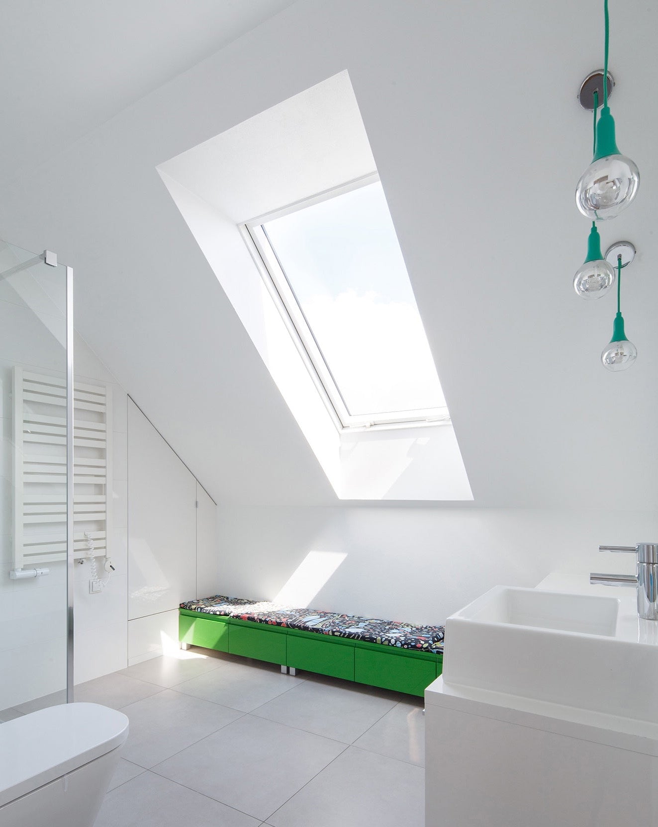 Fakro White Polyurethane Centre Pivot Roof Window